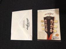 Gibson Custom Stinger Brochure  Envelope Vtg 2003 Les Paul SG V Acoustic 356