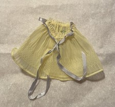 Vintage Barbie 973 Sweet Dreams Pajamas Yellow Nightie Lingerie Top Only