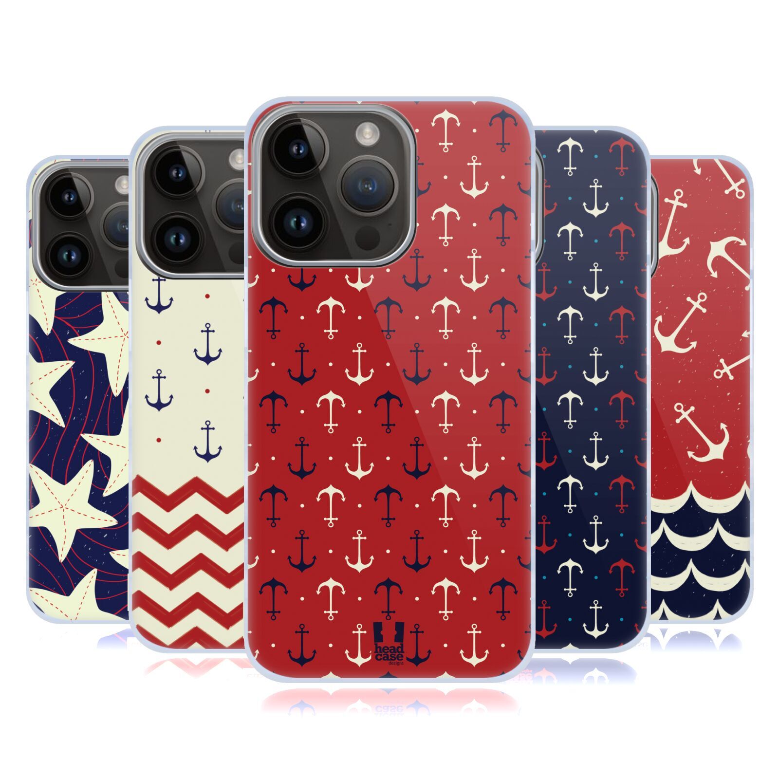 HEAD CASE DESIGNS MARINE PATTERNS 1 HARD BACK CASE FOR APPLE iPHONE PHONES
