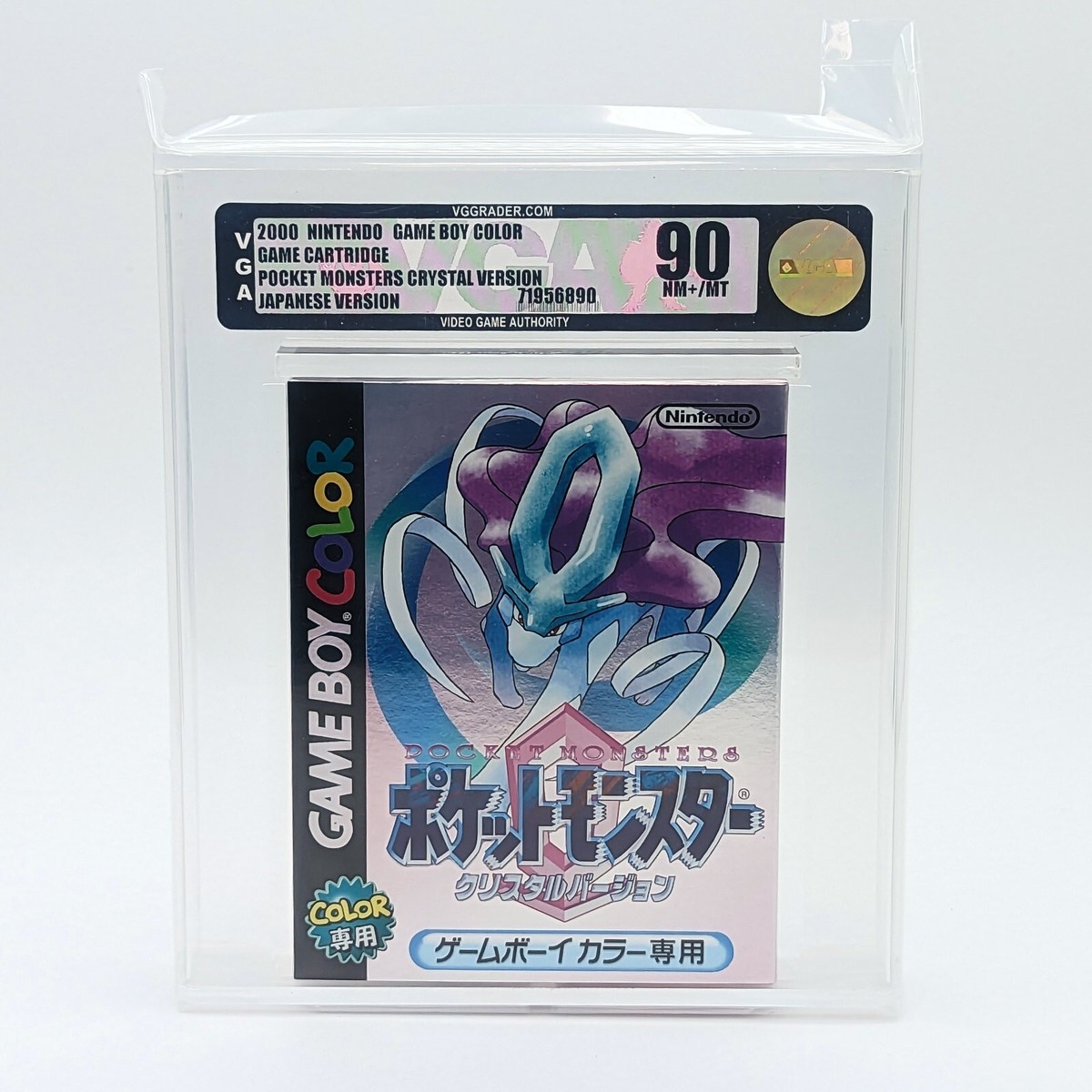 Nintendo チラシ GAMEBOYCOLOR ポケットモンスタークリスタル Pokemon Crystal Version GameBoy Color Nintendo GBC from