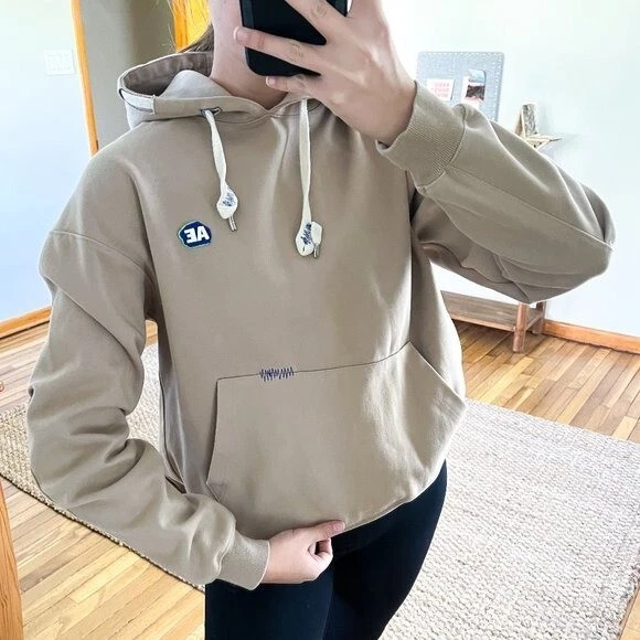 Cream outlet designer sweatshirt