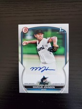 Marcus Johnson - 2023 Bowman 1st Prospect Paper Autograph AUTO #PPA-MJ