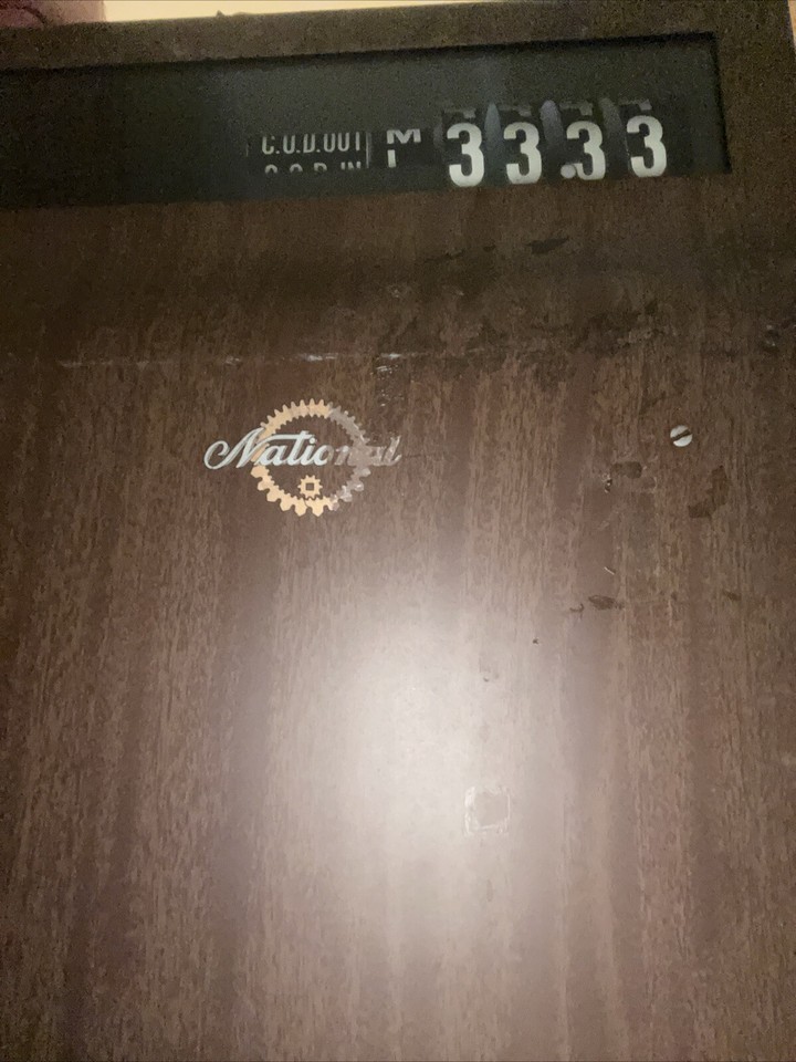 1900s National Cash register antique Collectible Vintage Tender Money