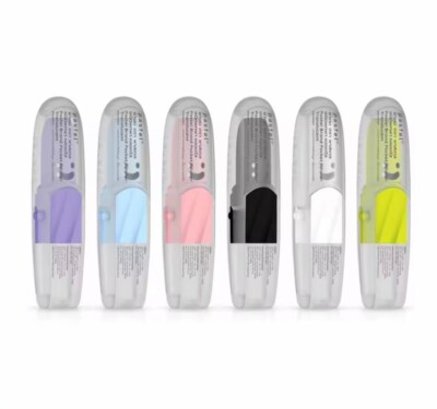2 Pcs. Pastel Pocket Nasal Inhaler Portable Light Fresh Congestion Relief