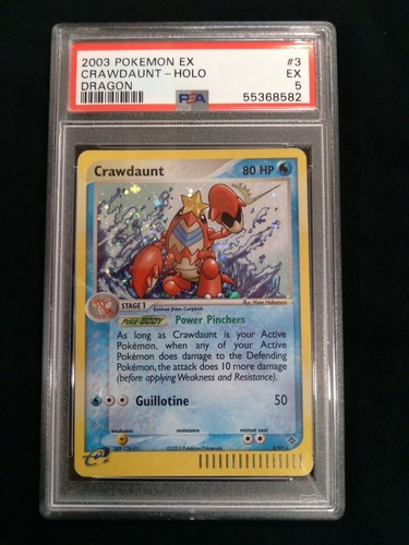 Crawdaunt graded PSA 5 for sale on eBay