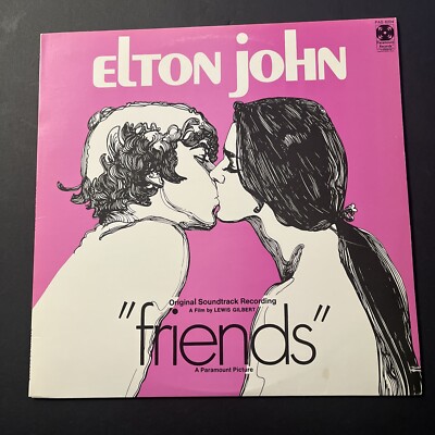 Elton John - Friends Motion Picture Soundtrack LP - 1971 Paramount