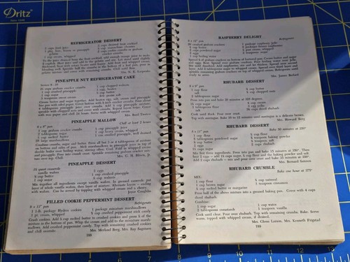 1960s Calvary Lutheran Church Women Cookbook Grand Forks North Dakota Spiral - Picture 4 of 5
