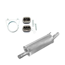 Endschalldämpfer Auspuff Opel Omega B  Caravan  2.5 DTi Diesel  24V+Montageteile