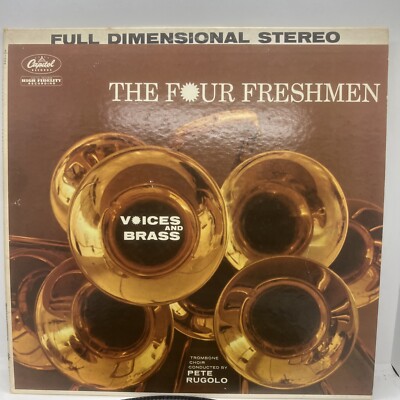 The Four Freshmen Voices and Brass Capitol Records ST1295 Stereo VG+