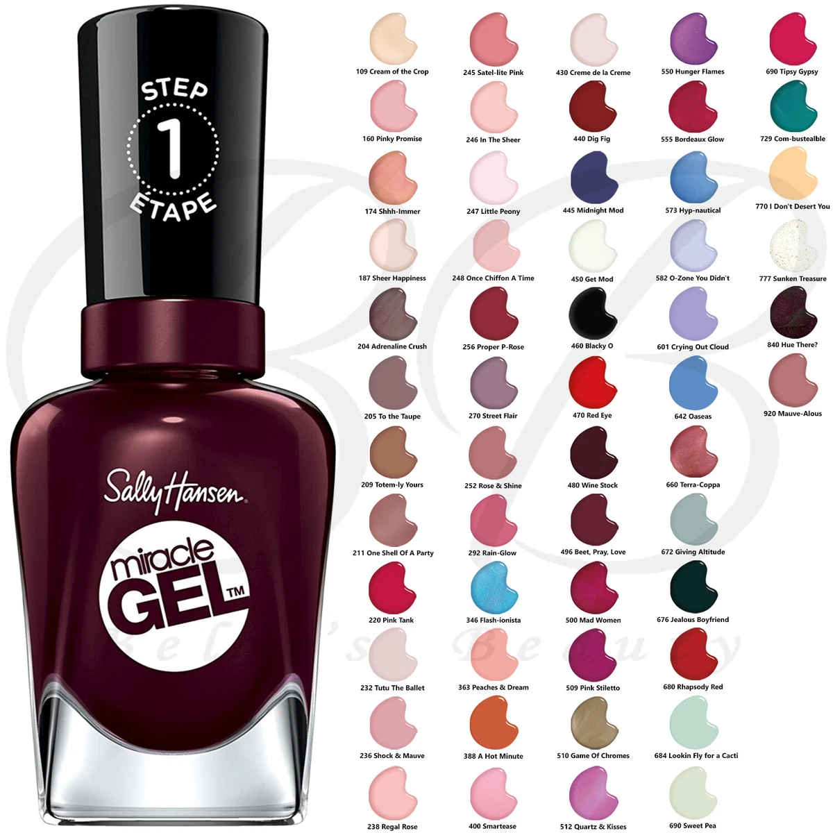 Sally Hansen Miracle Gel Nail Polish, Shade One Shell of a Party #211, 1 -  Kroger