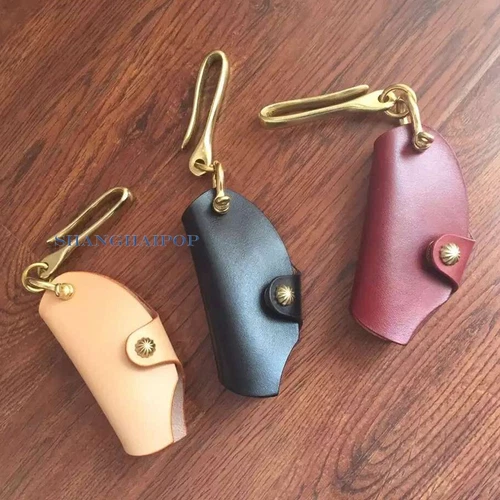 2 x Messing D Schäkel Verschluss Ring für Schlüsselanhänger Schlüssel Etui Gürtelschlaufe Ersatz - Bild 12 von 13