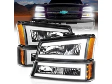 For 2007 Chevrolet Silverado 3500 Classic Headlight Set Anzo 39677QNDK