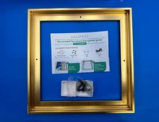 Pixy Canvas Floater Frame 13x13 for 0.75 Inch Deep (Brass Gold, square)