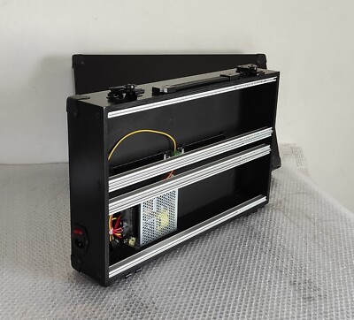 eurorack case 7 u 104 hp portable  powered black