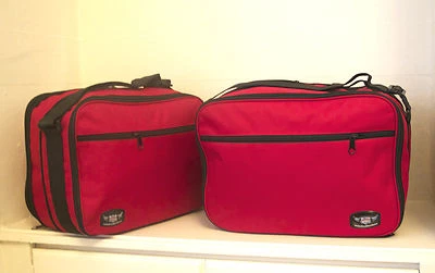 2 Sacs intérieurs pour TRIUMPH TIGER 800/800XC couleur Rouge - Photo 1/2