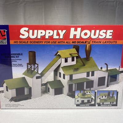 HO Scale Life Like Supply House - Plastic Unassembled Kit, New Sealed
