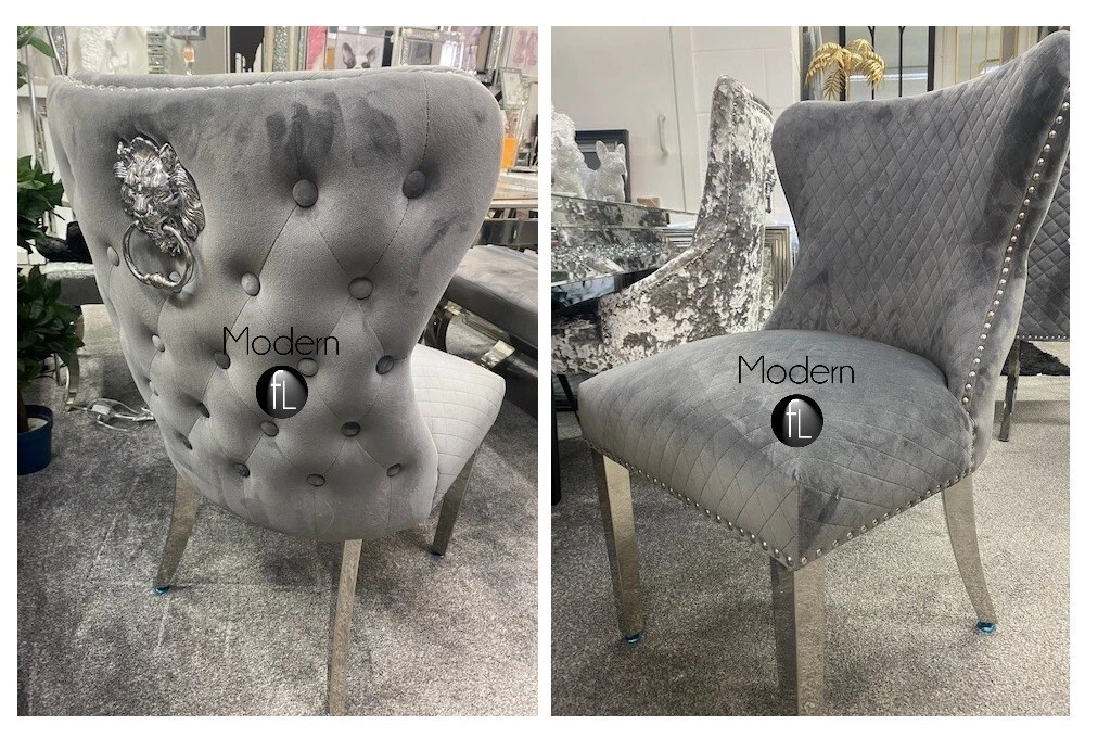 Grey dining 2024 chairs ebay