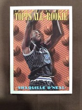 1993-94 Topps Shaquille O'Neal Topps 1992-93 All Rookie 1st Team #152 Magic SHAQ