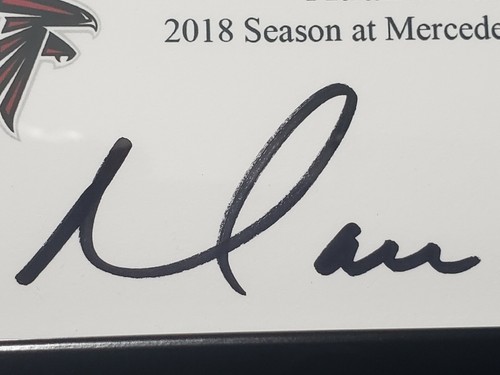 Atlanta Falcons Mercedes Benz Stadium LE 500 Signed Art Print Matt Ryan NFL - Picture 7 of 11
