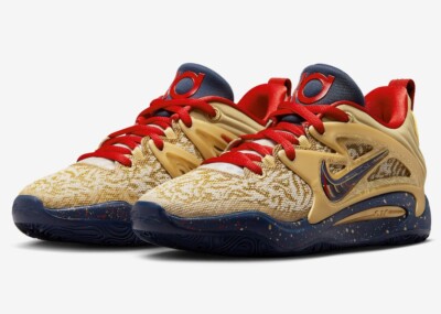 Nike KD 15 Olympic Metallic Gold Basketball Shoes Mens Size  display picture 2