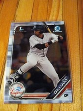 Isiah Gilliam 2019 Bowman Chrome 1st Prospect BCP-204 New York Yankees