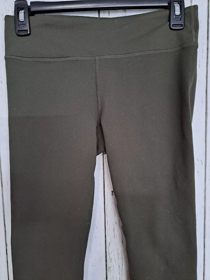 fabletics dark olive active 7/8 gym leggings
