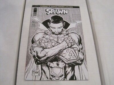 Spawn #311 Black and White Chadwick Boseman variant! ð¥ | eBay