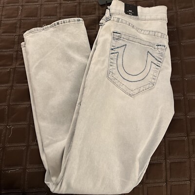 $159 True Religion men's Relaxd Straight men's Jeans Fresco Light