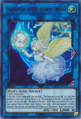 ( PROTECTOR OF THE AGENTS - MOON ) - Ultra Rare - GFP2-EN011 - 1st NM - Yu-Gi-Oh
