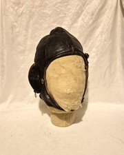 Original WW2 RAAF Royal Australian Air Force Type B Leather Flying Helmet #2