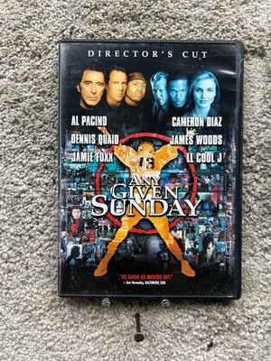 Any Given Sunday DVD 2000 Director's Cut Al Pacino Oliver Stone