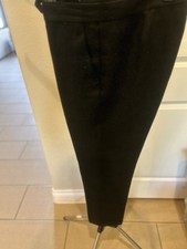 Women s Lauren Ralph Lauren Black Lined Linen Pants Size 6 Excellent Condition