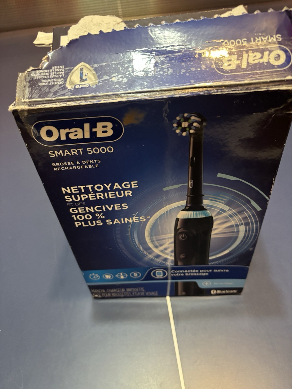 Oral-B Smart 5000 Electric Toothbrush with Bluetooth - Black
