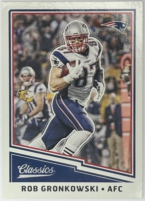Rob Gronkowski 2017 Panini Classics Football NFL #40 New England Patriots