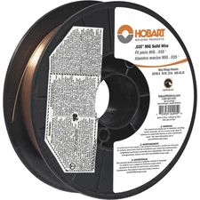 Hobart MIG Welding Wire, ER70S-6 Carbon Steel, .035in., 10-Lb. Spool, Model#