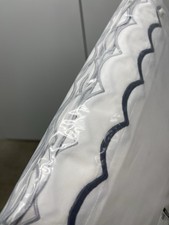  770 Matouk India New 3pc F/Q Duvet Cover Set 350TC Cotton Percale Charcoal