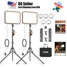 12'' LED Video Light Kit  High Brightness  5 Lighting Modes  3000-6500K St...