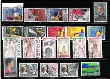 LIECHTEINSTEIN - 21 TIMBRES OBLITERES