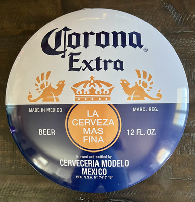 Corona Extra Dome 15'' Metal Sign, Beer Bar Home Man Cave Garage Wall Decor New