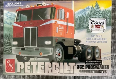 AMT 1375/06 Peterbilt 352 Pacemaker Coors 1:25 neu in Folie - Bild 1 von 4