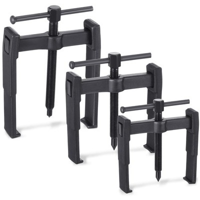 MorningRo 3 Pcs 2 Jaw Gear Puller Set Steel Removal Tool 3'' 4'' 6'' 