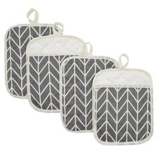 4 Pack Bohemian Pot Holders, Hot Pads for Kitchen Counter and Pan Handles 7x8.5"
