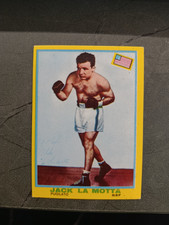1968 Mira I Campionissimi JACK LA MOTTA Boxe USA #537 FIGURINA RARA NUOVA