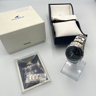 時計 CASIO OCEANUS OCW-S1400 Casio Oceanus Manta OCW-S1400-1AJF Titanium Tough Solar Radio Wave