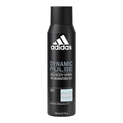 34,39 /L- 6x Adidas Deospray Men Dynamic Pulse,48H Duft- Frisch & Holzig- 150 ml