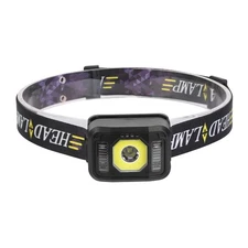 Rechargeable Sensor Headlamp 6 Modes Torch Flash Fishing Camping Hiking 2PACK