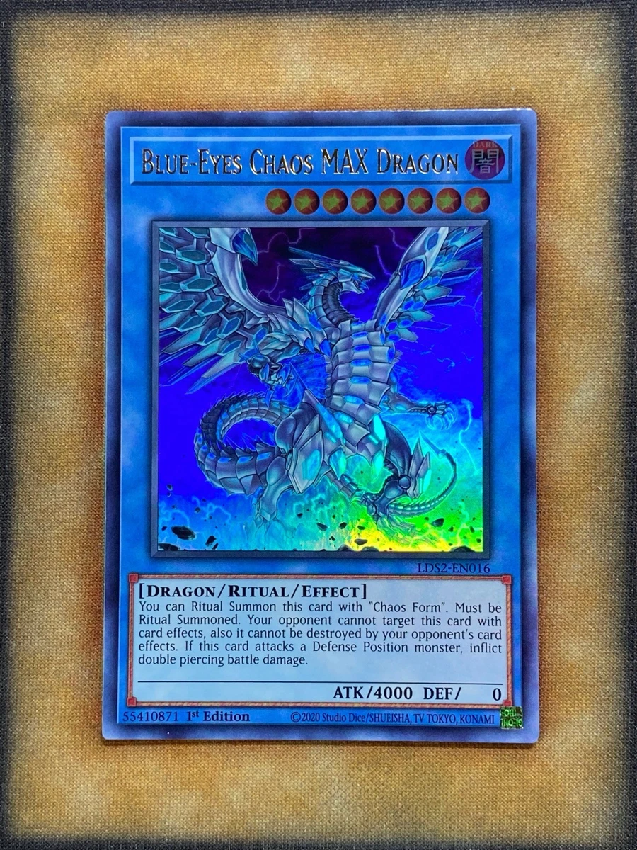 Yugioh Blue-Eyes Chaos Max Dragon LDS2-EN016 Ultra Rare 1st Ed