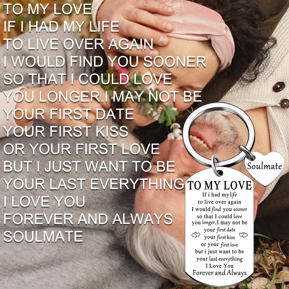 Regalos para él su novio esposo novia esposa alma gemela a mi amor Foto 3 de 4