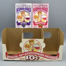 Kool Aid 50th Anniversary Packets Shelf Display Package Vintage 1977 NEW