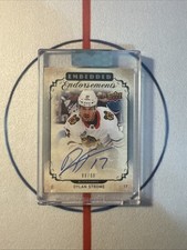 2018-19 Upper Deck Clear Cut - Embedded Endorsements Dylan Strome #EE-DS /99